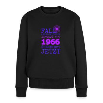 completed in 1966 - Women's Premium Organic Jumper - black - Front - Julia (174cm)