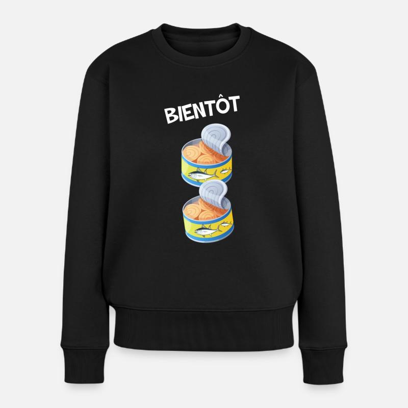 Bientot tonton idée cadeau annonce naissance bébé - Pull Premium bio Femme - noir