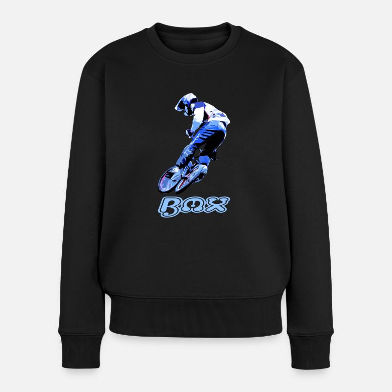 bmx racing - Pull Premium bio Femme - noir