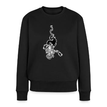 Creepy Mermaid - Pull Premium bio Femme - noir - Devant - Julia (174cm)