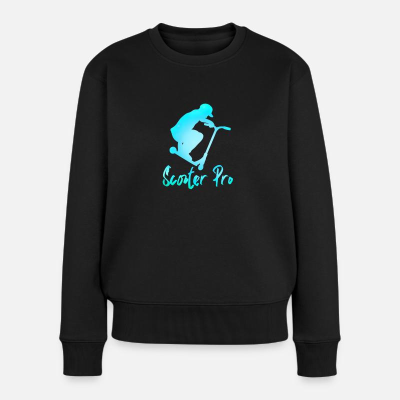 SCOOTER PRO SCOOTER - Women's Premium Organic Jumper - black