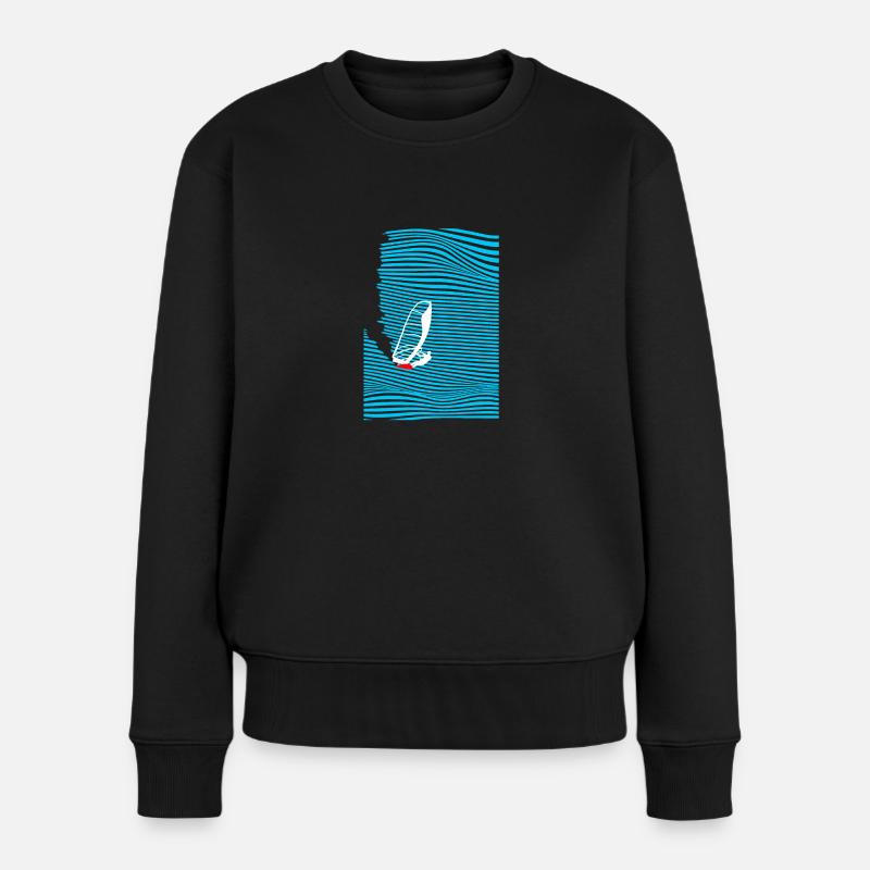Windsurfer Windsurf Onde - Pull Premium bio Femme - noir