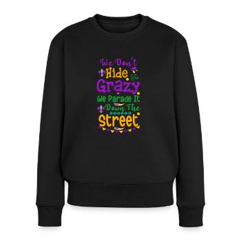 Mardi Gras Parade Costumes Fest Carnival - Women's Premium Organic Jumper - black - Front - Julia (174cm)