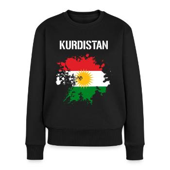 Kurdistan Flag,Kurdistan,Syria,Iraq,Iran,Flag - Women's Premium Organic Jumper - black - Front - Julia (174cm)