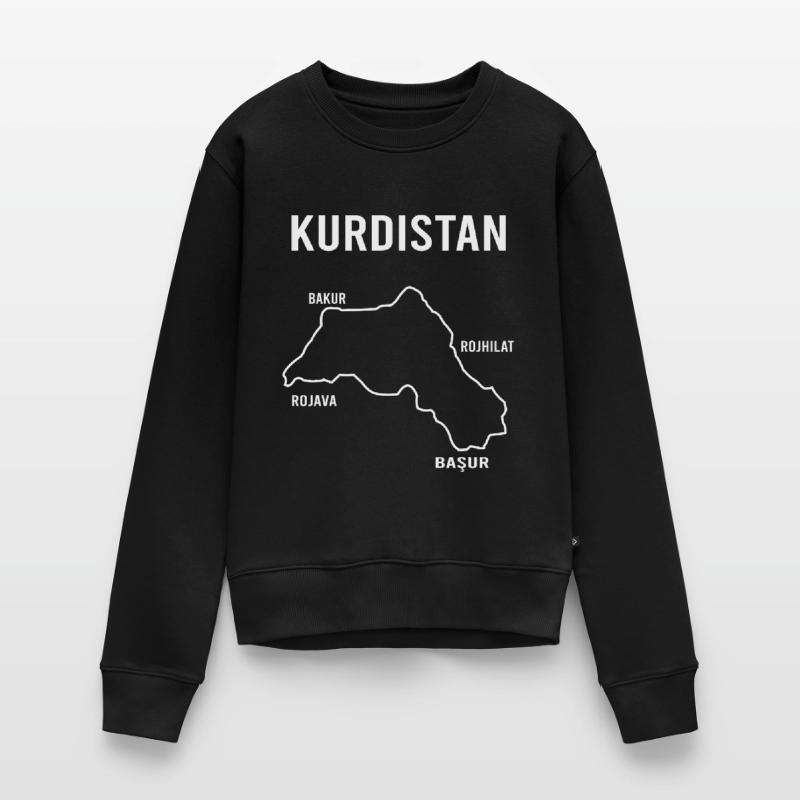 Kurdistan Flagge Bakur Bashur Rojava Rojhlt Newroz Frauen Premium Bio Pullover