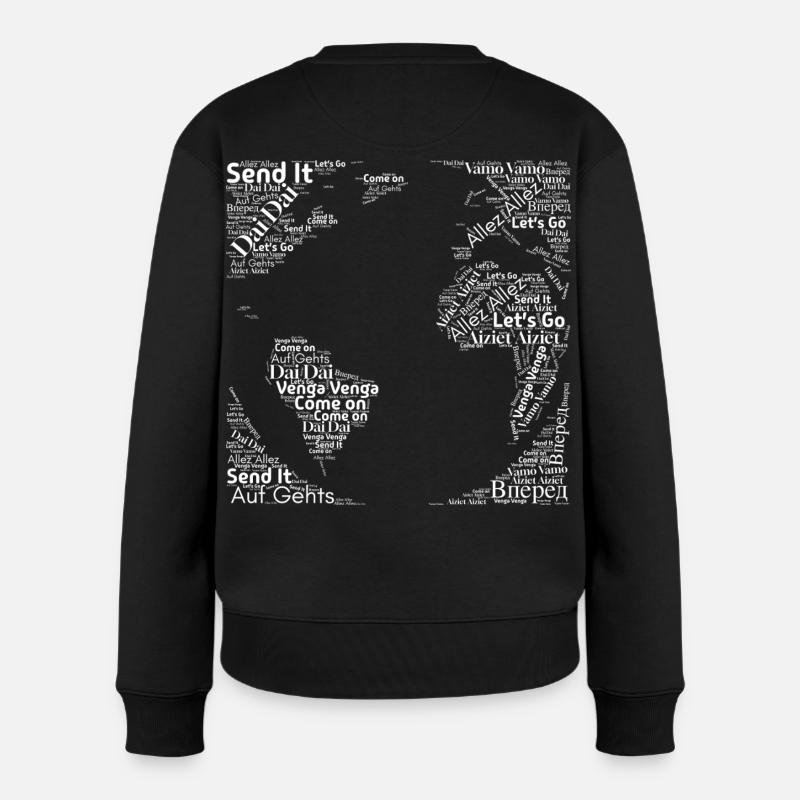 We Cheer For You - White - Frauen Premium Bio Pullover - Schwarz