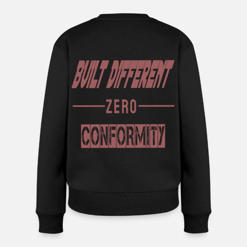 Anders gebaut | Zero Conformity Hoodie - Frauen Premium Bio Pullover - Schwarz