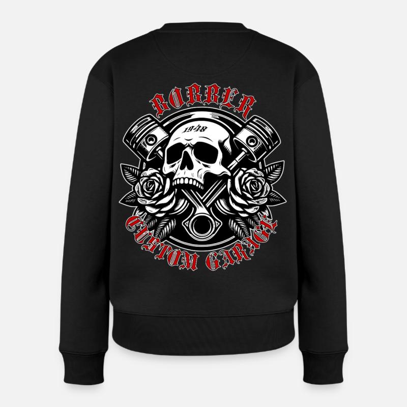 Né de Crank Skull Roses - Pull Premium bio Femme - noir