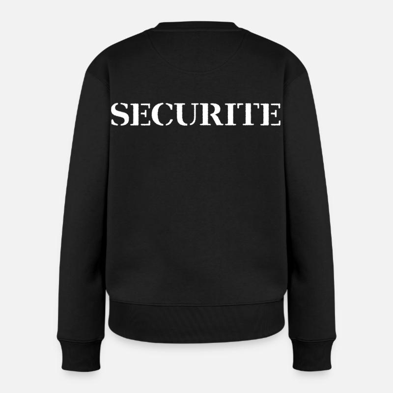 Sicherheit - Frauen Premium Bio Pullover - Schwarz