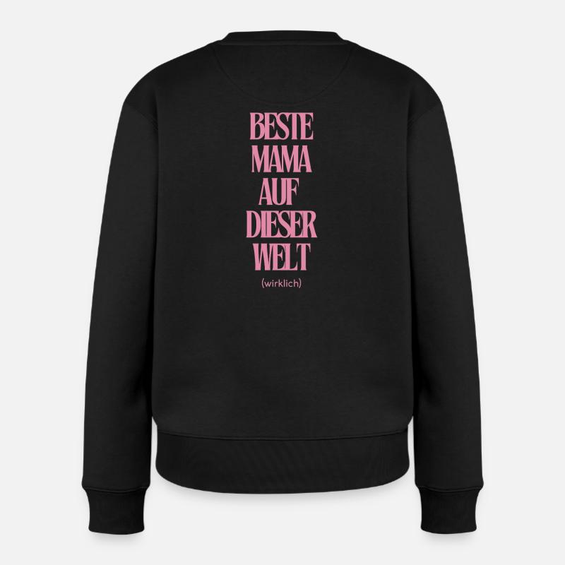Meilleure maman du monde - Pull Premium bio Femme - noir