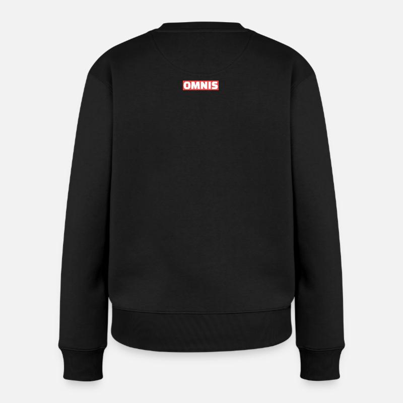 omnis - Frauen Premium Bio Pullover - Schwarz
