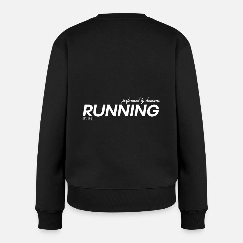 Running - Frauen Premium Bio Pullover - Schwarz