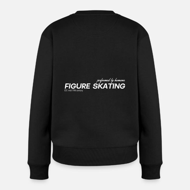 Figure Skating - Frauen Premium Bio Pullover - Schwarz