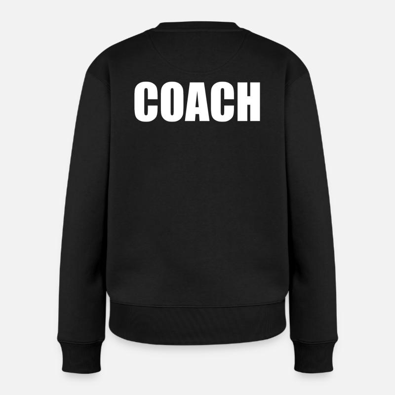 COACH - Frauen Premium Bio Pullover - Schwarz