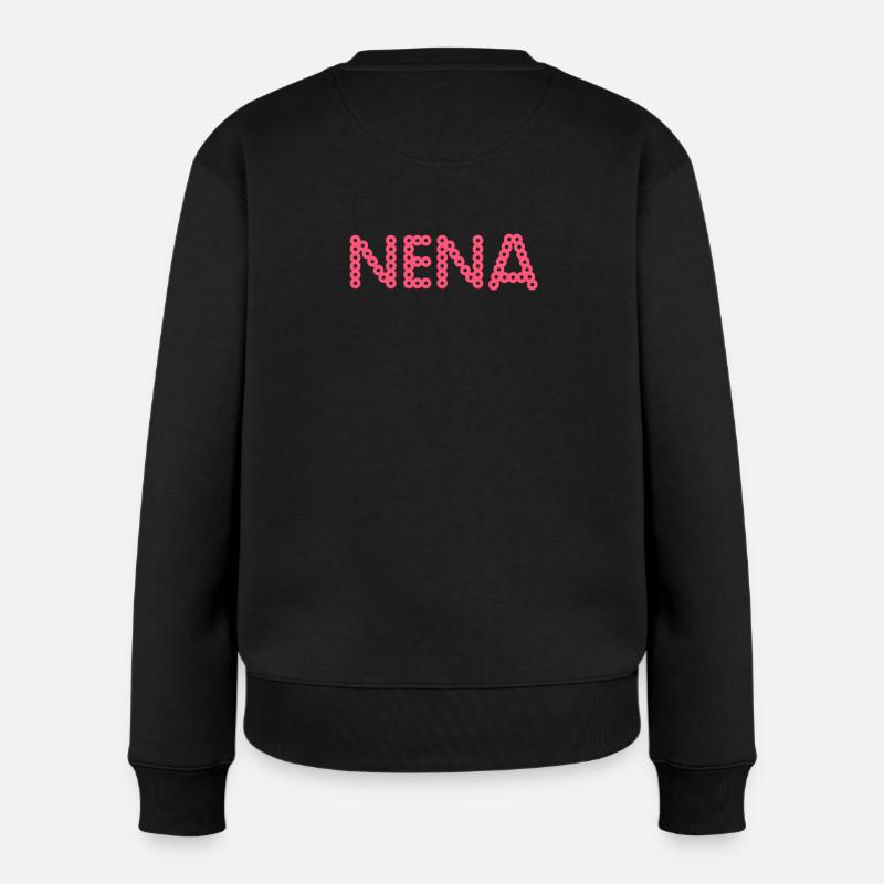 Nena - Frauen Premium Bio Pullover - Schwarz