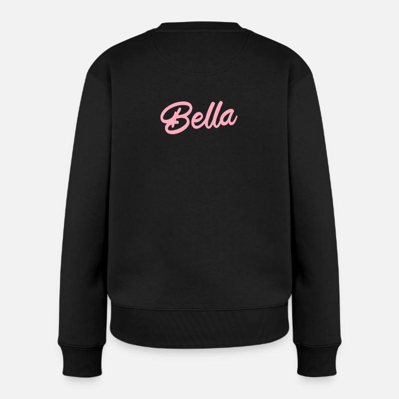 Bella - Frauen Premium Bio Pullover - Schwarz