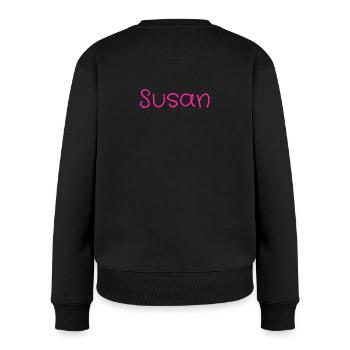 Susan - Pull Premium bio Femme - noir - Dos - Julia (174cm)