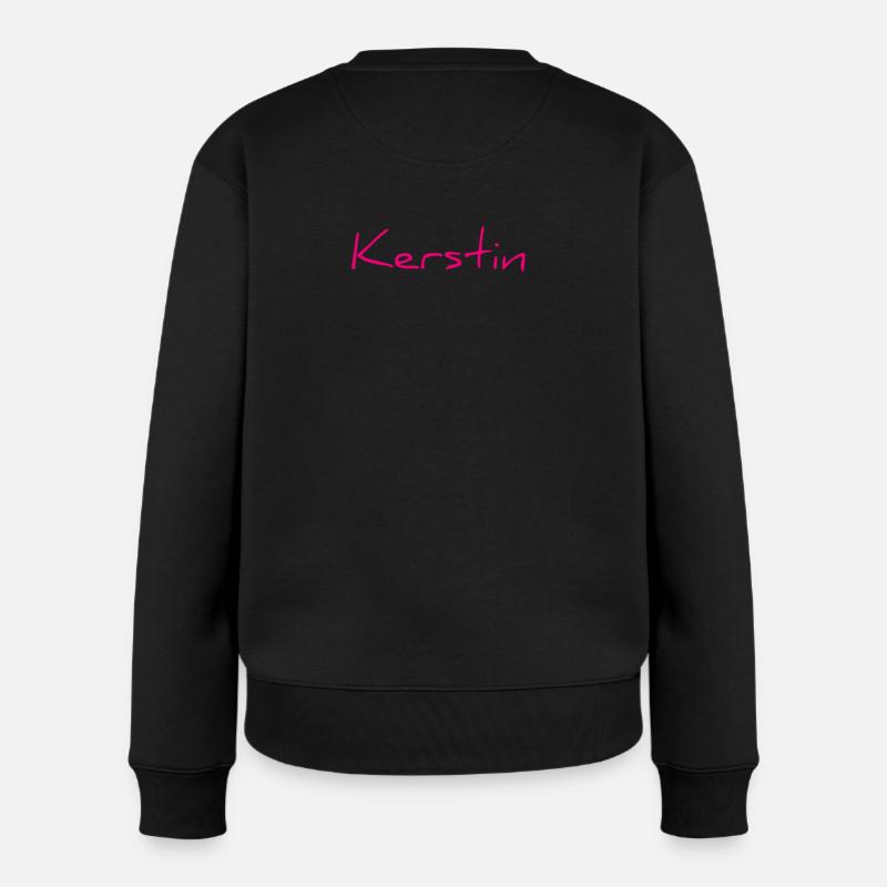 Kerstin - Frauen Premium Bio Pullover - Schwarz