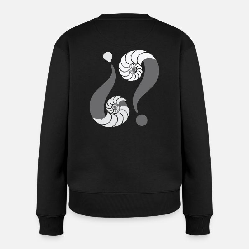 Unendliches Rätsel. 08 Grau - Frauen Premium Bio Pullover - Schwarz