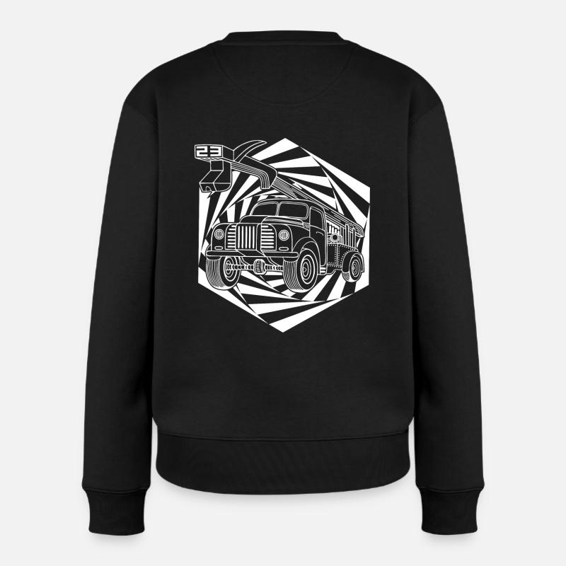 Tekno 23 Truck - Frauen Premium Bio Pullover - Schwarz