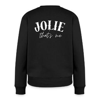 Jolie Julie Juliet Julia Joell Juliana Joanna - Pull Premium bio Femme - noir - Dos - Julia (174cm)