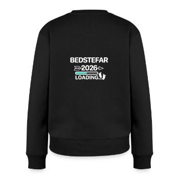 Bedstefar 2026 dänisch - Frauen Premium Bio Pullover - Schwarz - Hinten - Julia (174cm)