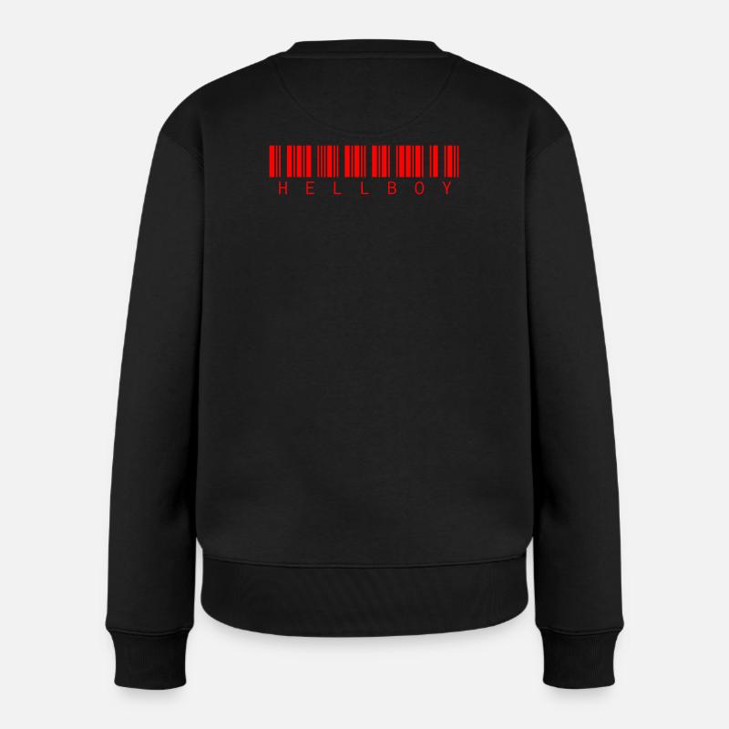 HELLBOY - Frauen Premium Bio Pullover - Schwarz