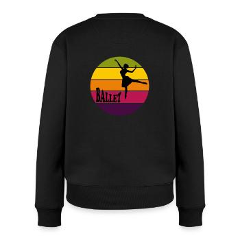 Ballet du coucher du soleil 5 - Pull Premium bio Femme - noir - Dos - Julia (174cm)
