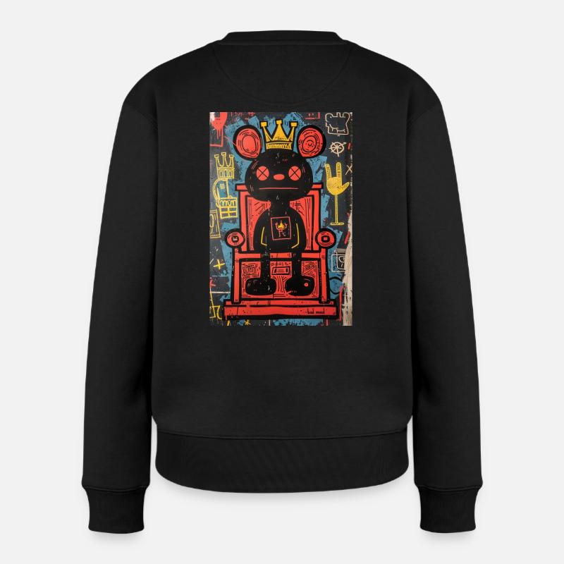 Roi de la mauvaise humeur - Pull Premium bio Femme - noir