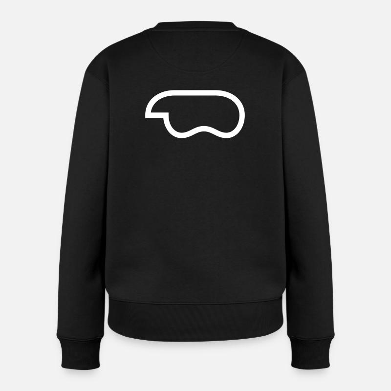 Controller-Outline-White - Women's Premium Organic Jumper - black