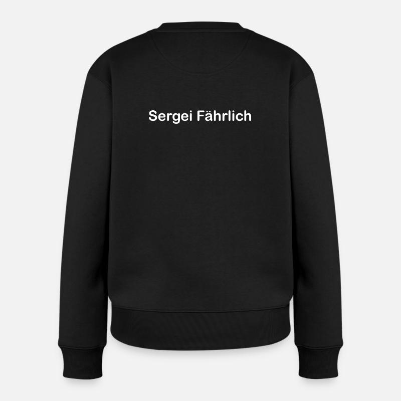 Sergei Fährlich - Frauen Premium Bio Pullover - Schwarz