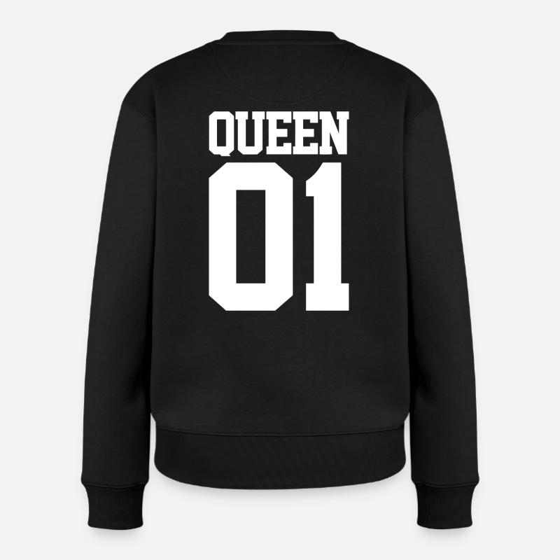 Queen 01 - Pull Premium bio Femme - noir
