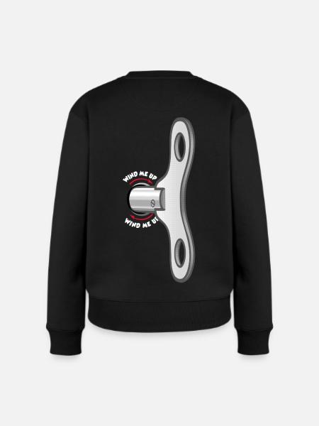 Zieh mich auf - Frauen Premium Bio Pullover - Schwarz
