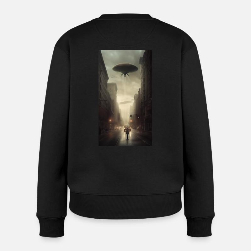 Verschwörung - Frauen Premium Bio Pullover - Schwarz