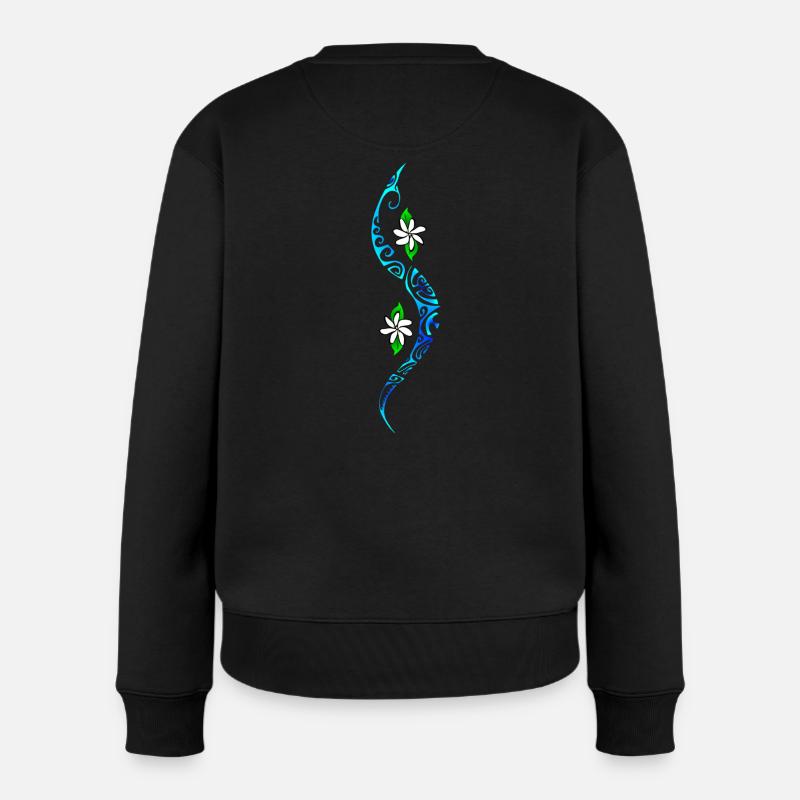TAITIARE (Bleu lagon) - Pull Premium bio Femme - noir