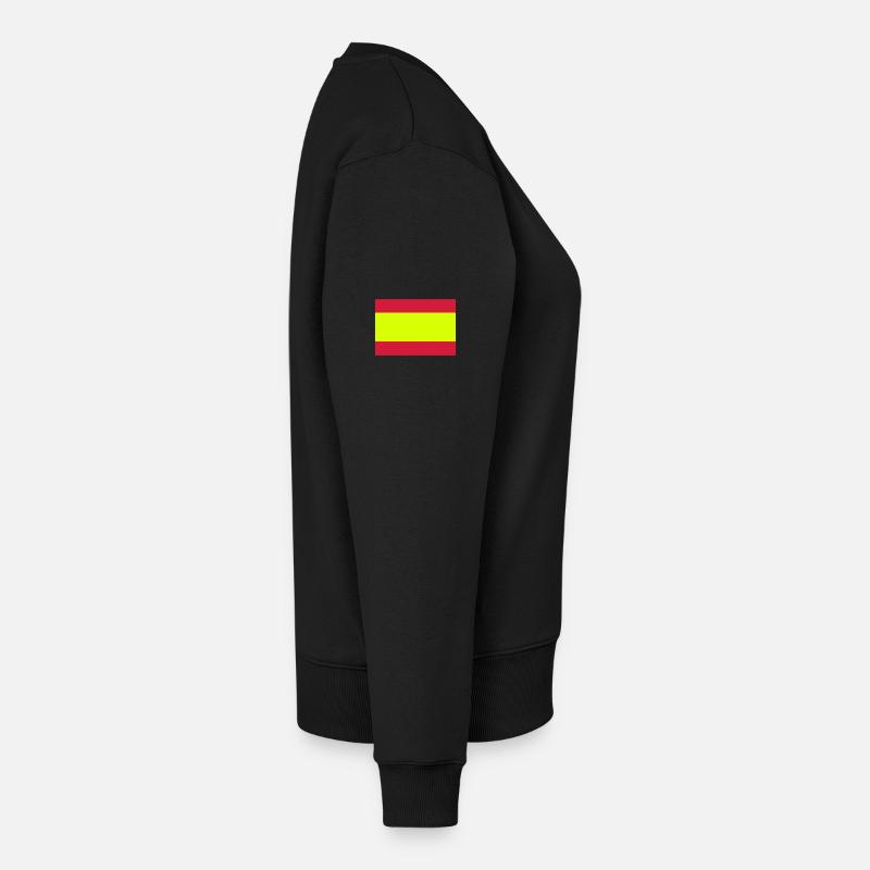 Russie, Russie, drapeau, drapeau - Pull Premium bio Femme - noir