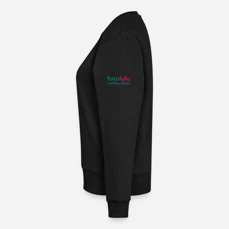 Kranich - Frauen Premium Bio Pullover - Schwarz