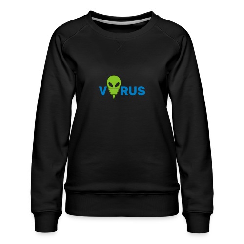 Alien Virus - Dame premium sweatshirt