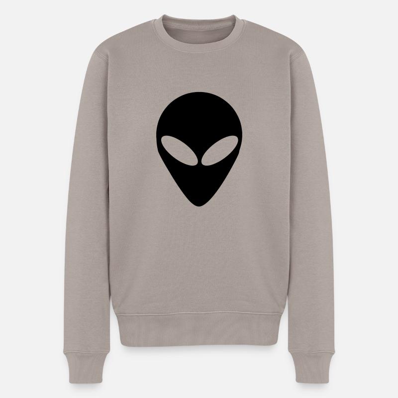 Alien - Männer Premium Bio Pullover - Taupe