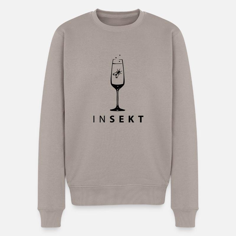 insekt - Männer Premium Bio Pullover - Taupe