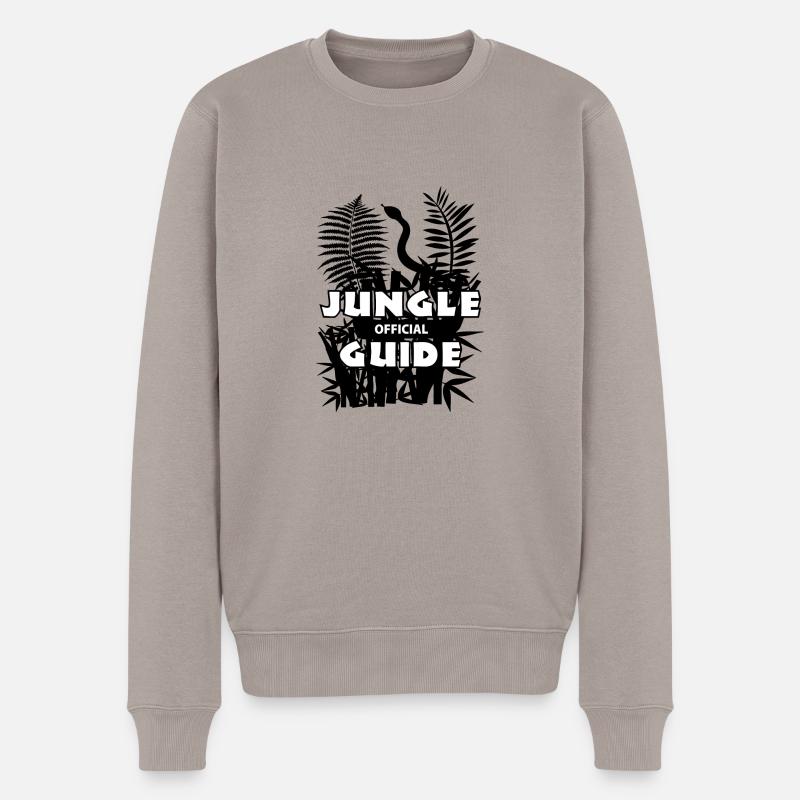 jungleguide blak - Pull Premium bio Homme - taupe