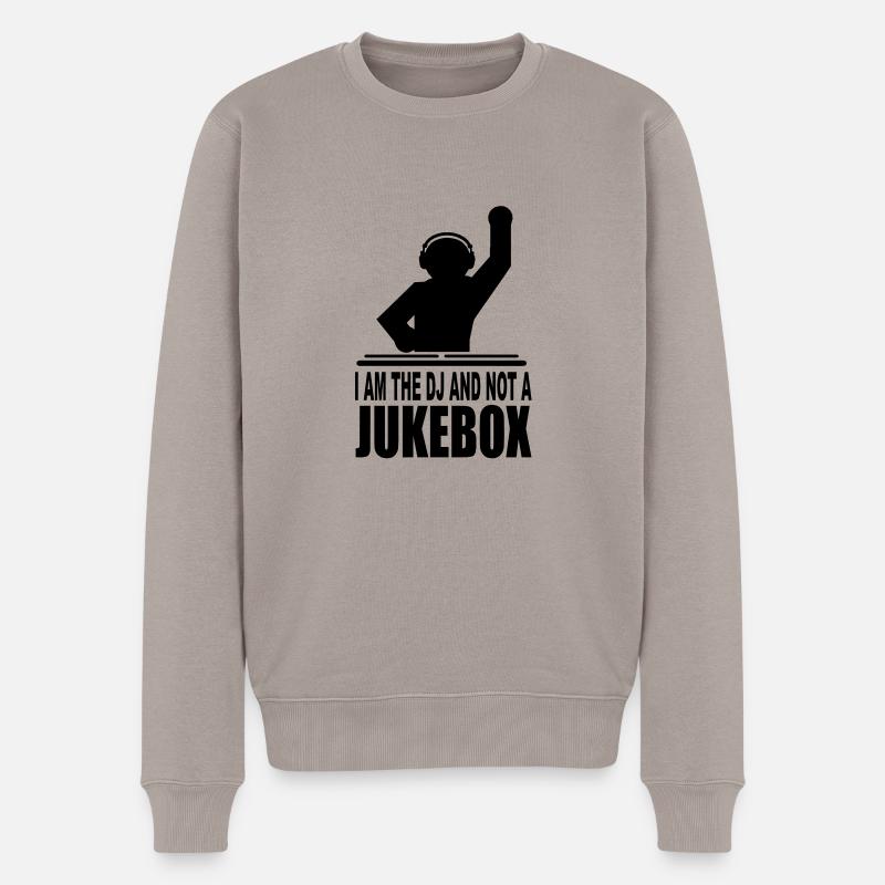 je suis le DJ et pas un juke-box - Pull Premium bio Homme - taupe