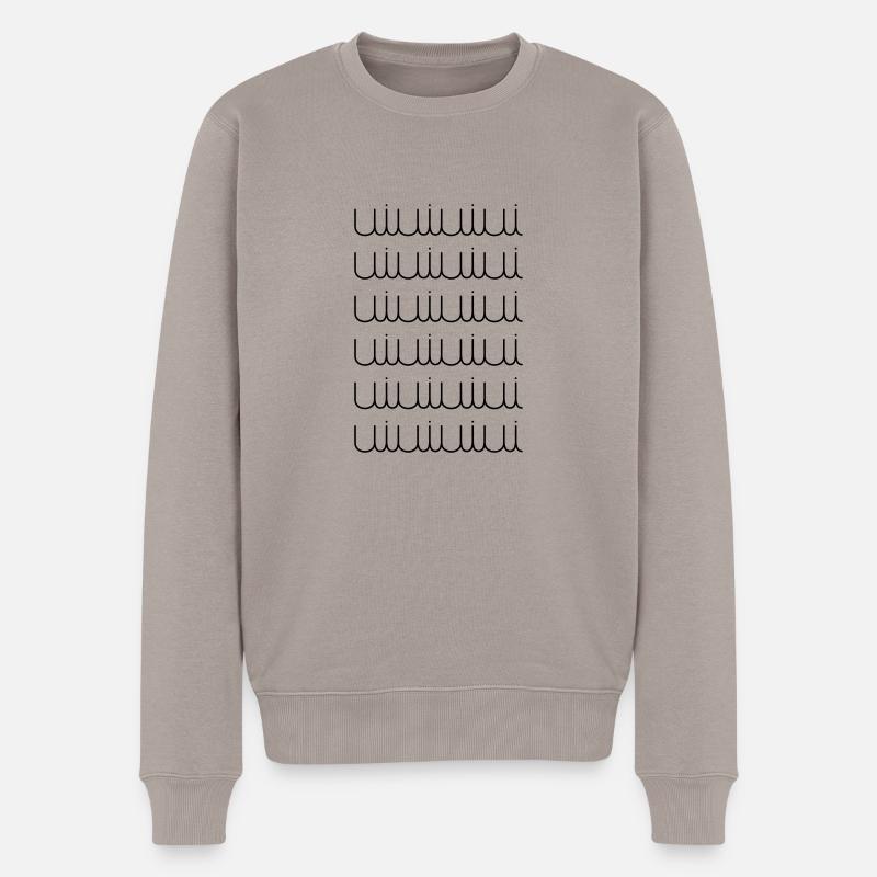 uiuiui - vonSüden - Männer Premium Bio Pullover - Taupe
