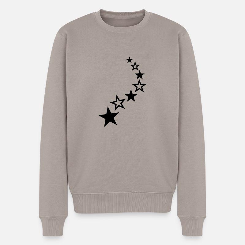 Etoiles - Pull Premium bio Homme - taupe