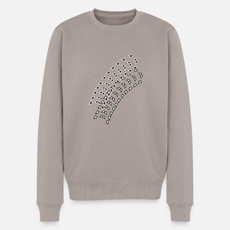 spur - Männer Premium Bio Pullover - Taupe