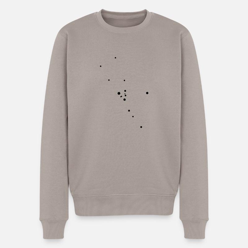 Taurus - Männer Premium Bio Pullover - Taupe