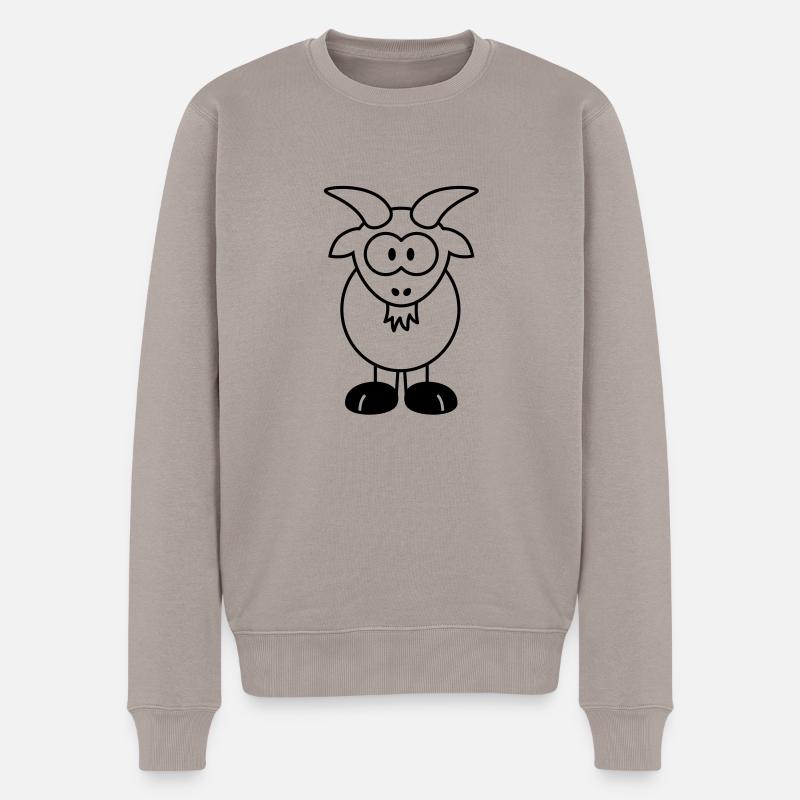 goat - Pull Premium bio Homme - taupe