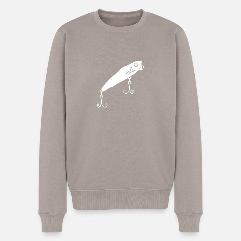 Appâts_de_pêche_epc1 - Pull Premium bio Homme - taupe