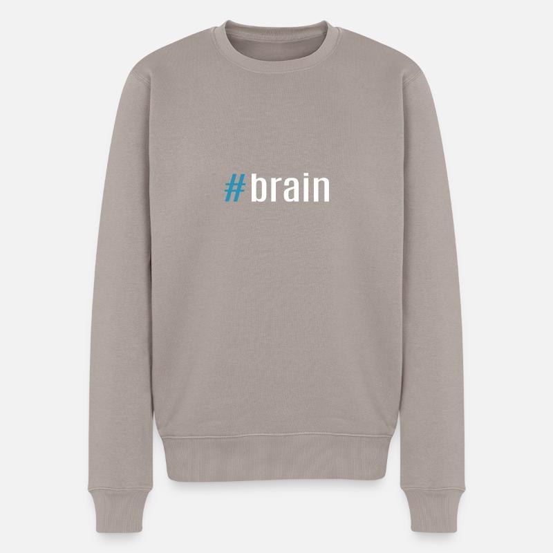 Brain - Pull Premium bio Homme - taupe