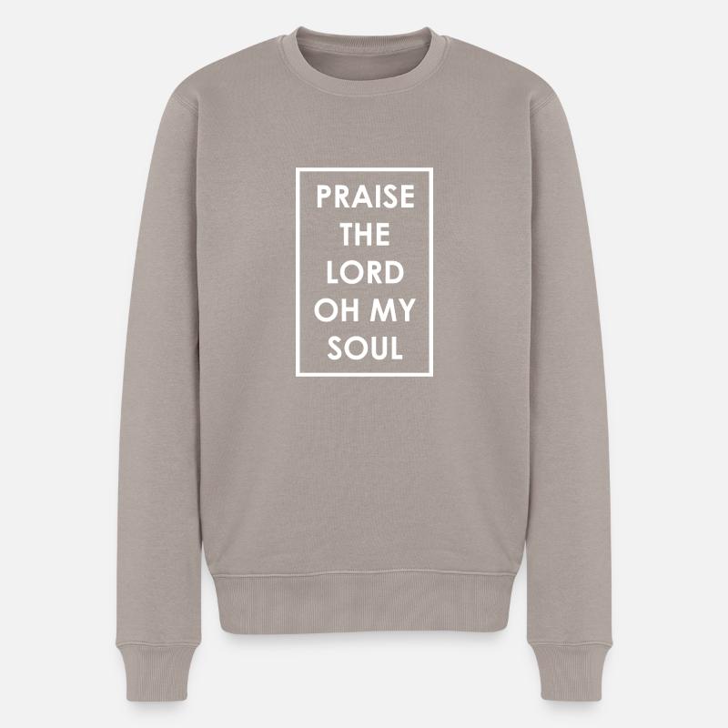 Proverbes chrétiens - Pull Premium bio Homme - taupe
